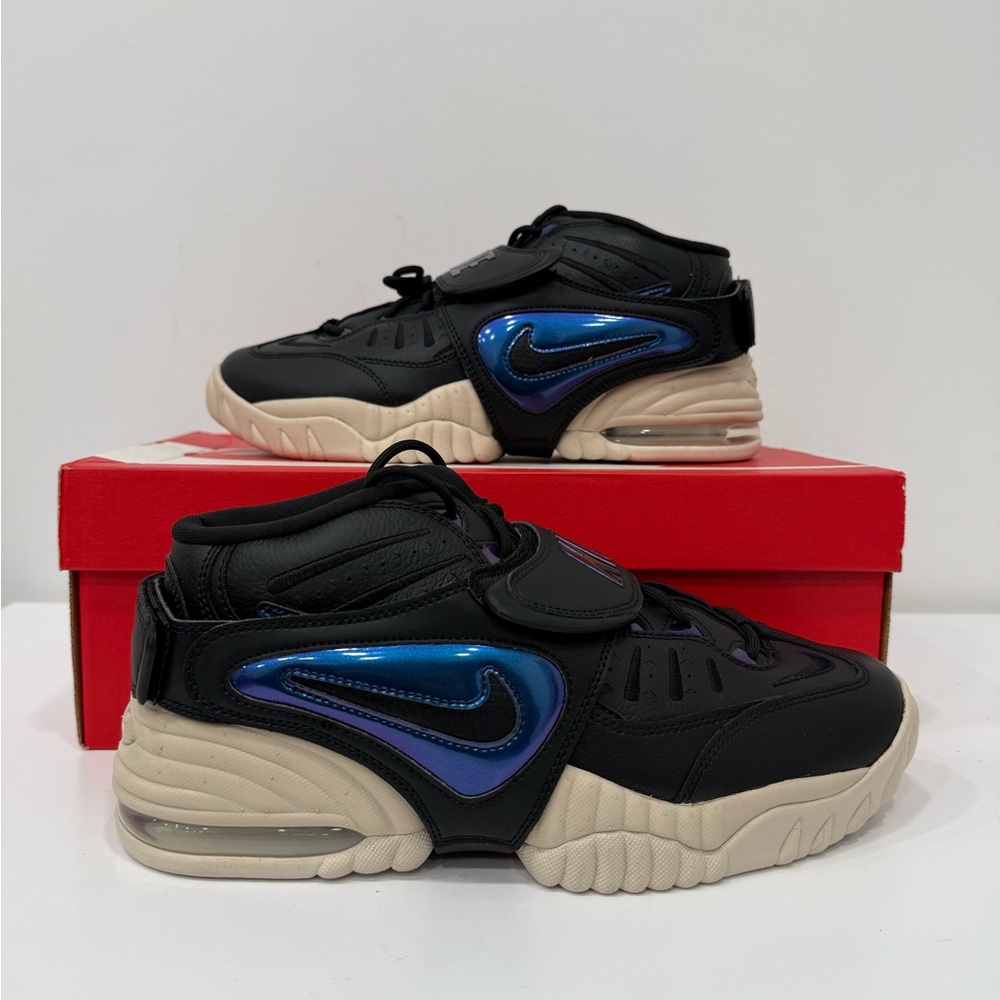 Nike Air Adjust Force Black and Vivid Purple Shoe Sneaker DV7409-001 Men 8.5